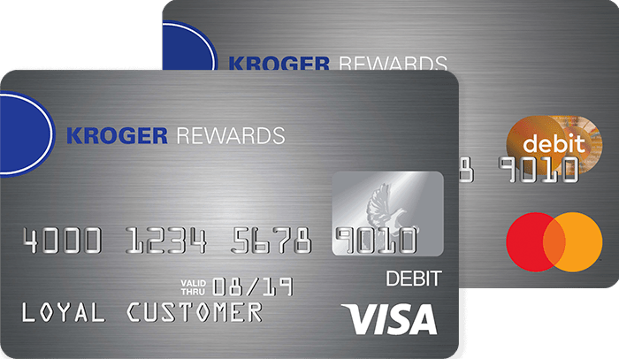 reloadable Kroger Rewards Visa® and Mastercard® prepaid cards